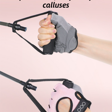 Black Heavy-Duty Unisex Gym Training Gloves with Integrated Wrist Support - Breathable Anti-Callus and Anti-Slip Weightlifting & Pull-Up Guards (Size M).