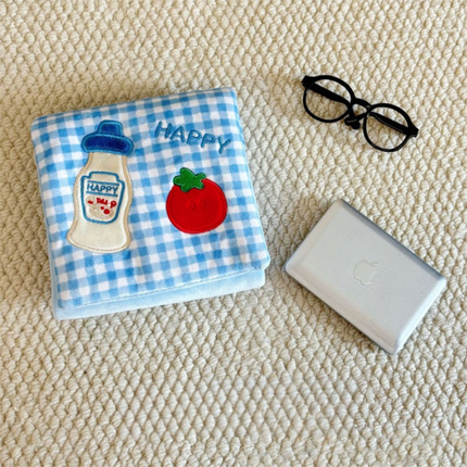 Soft Plush Interactive Sniffing Wallet with Hidden Treat Pockets (Style 1) - Squeaky Enrichment & Boredom Buster for Dog.