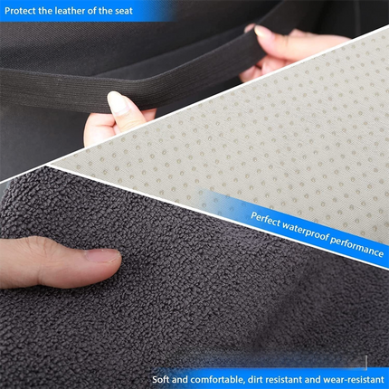 Mint Waterproof Towel Car Single Seat Cover - Universal Non-Slip Sweat-Absorbent Bucket Seat Protector for Gym Fitness and Beach.