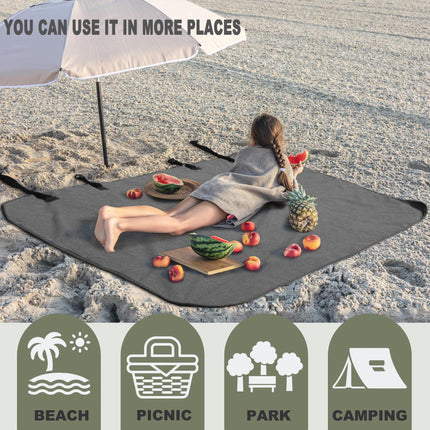 Black Waterproof Towel Car Back Seat Cover - Universal Non-Slip Sweat-Absorbent Bucket Seat Protector for Gym Fitness and Beach.