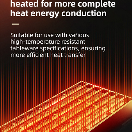 Blue 65x38CM Roll-Up Food Warming Silicone Mat with Precise Temprature Control & 240W High Power - Waterproof and Oilproof Thermal Table Pad.