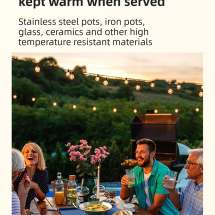 Blue 65x38CM Roll-Up Food Warming Silicone Mat with Precise Temprature Control & 240W High Power - Waterproof and Oilproof Thermal Table Pad.