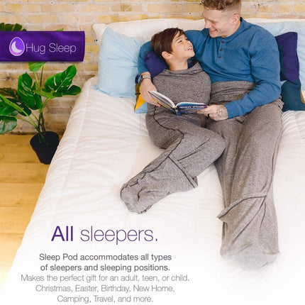 Soft Fleece Wearable Shark Sleeping Bag - Thickened Anti-Kick Warm Onesie and Mobile Sleep Cabin for Kids (L 150x50CM).