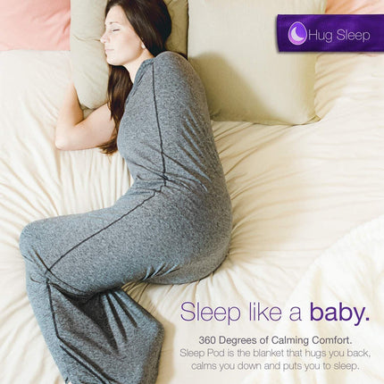 Soft Fleece Wearable Shark Sleeping Bag - Thickened Anti-Kick Warm Onesie and Mobile Sleep Cabin for Adults (S 170*40CM).