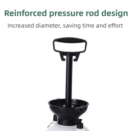 3L Professional Shoulder-Strap Pressure Sprayer with Fiberglass Wand  - Multi-Purpose Manual Pump Mister for Garden & Car Wash.