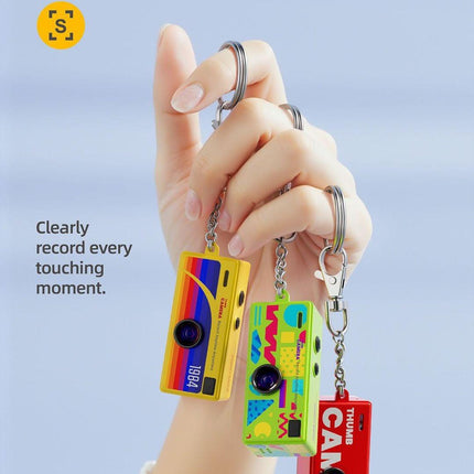 G6 White Ultra-Mini Thumb Camera with 32GB Card, Card Reader & Adapter - HD Instant Pocket-Sized Action Cam for Students & Kids.