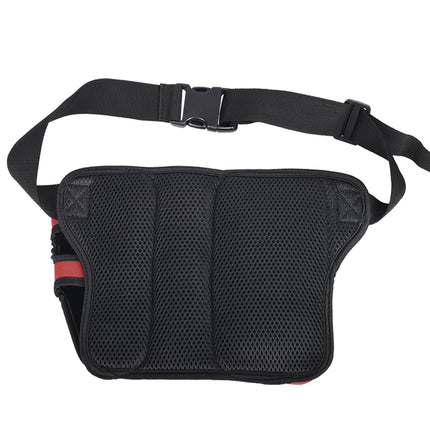 Blue Professional Park Golf Waist Bag - Multi-Functional Accessory Organizer for Dual Ball Storage & Water Bottle Holder.