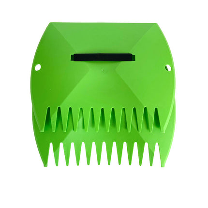 2-Pack Ergonomic Garden Leaf Scoop & Hand Rake for Effortless Yard Cleanup.