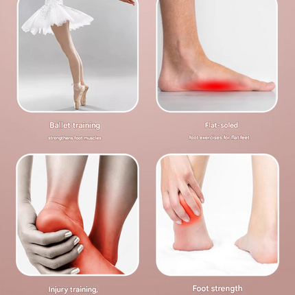 Blue Adjustable Foot Arch Trainer Toe Grip Exerciser Spring Resistance Strengthening Tool for Flat Feet & Ballet 29cm.