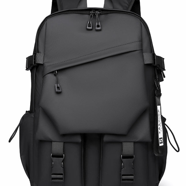 Black Professional Business and Travel Backpack | Large Capacity 15.6 Inch Laptop Compartment | Water-Resistant Functional Design.
