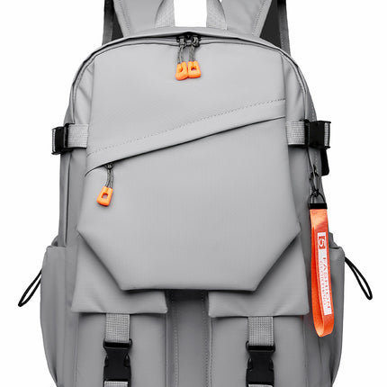 Grey Professional Business and Travel Backpack | Large Capacity 15.6 Inch Laptop Compartment | Water-Resistant Functional Design.