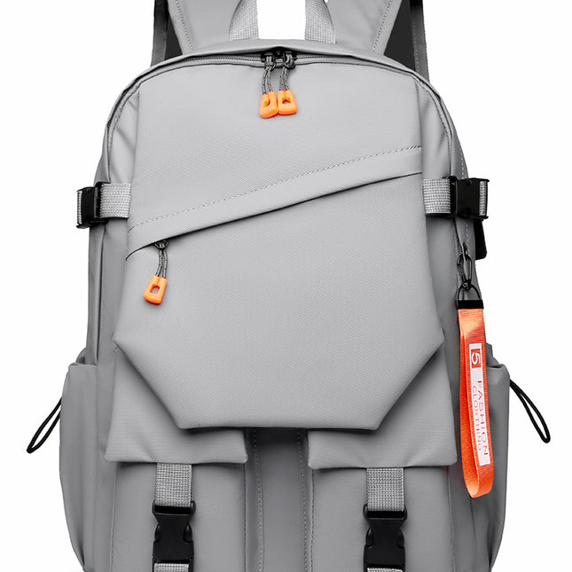 Grey Professional Business and Travel Backpack | Large Capacity 15.6 Inch Laptop Compartment | Water-Resistant Functional Design.