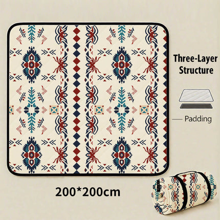 Seattle Extra Large 200x200cm Waterproof Picnic Mat - Portable Thickened Oxford Cloth Outdoor Camping Blanket for Beach, Parks and Family Outings.