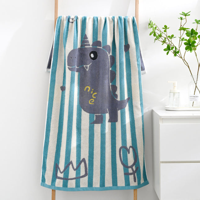 Blue Balloon Deluxe Extra Large Pure Cotton Beach & Bath Towel | Highly Absorbent, Thick 70 x 140 cm | Fun Cartoon Design.