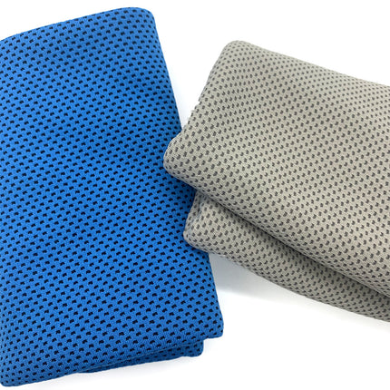 Green 4-Piece Portable Cooling Towel Set - Quick-Dry Ice-Cool Towel for Sports, Travel, and Heat Relief.