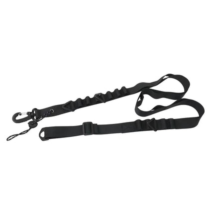 Black 4 PCS Heavy-Duty Outdoor Utility Strap - Multi-Purpose Camping Gear & Bottle Hanging Lanyard.