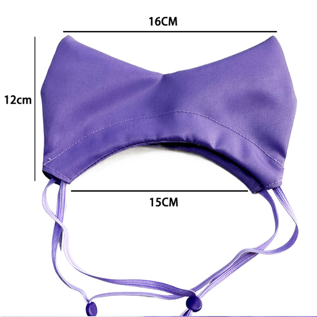 Pink Professional 2-Piece Adjustable Waterproof Pet Shower Cap | Ear Protection for Cats and Dogs | Bathing and Swimming Accessory.