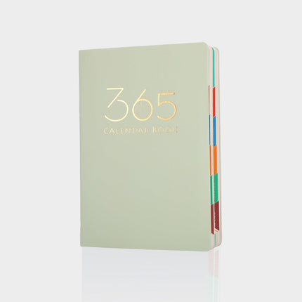 Green 2026 Daily Planner & 365 Days Calendar Book | Professional Time Management Organizer | Work Efficiency Handbook 190x160mm.
