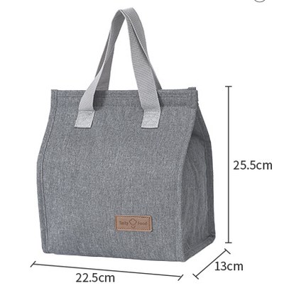 Premium 5-Piece Insulated Lunch Bag Set | Thermal Bento Tote with Aluminum Foil Lining | Portable Cooler Bag for Students and Office.