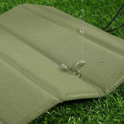 3PCS Beige Portable Outdoor Folding Seat Cushion - 42cm x 32cm for Camping and Hiking.