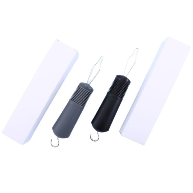 2 Pcs (Black and Grey) Dressing Aid Tool – Button & Zipper Assistant for Elderly and People with Limited Mobility.