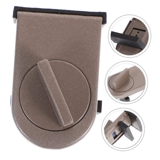 3 Pcs Brown Window Lock & Door Limiting Device – Multi-Functional, No-Drill Safety Lock for Sliding Windows and Doors.