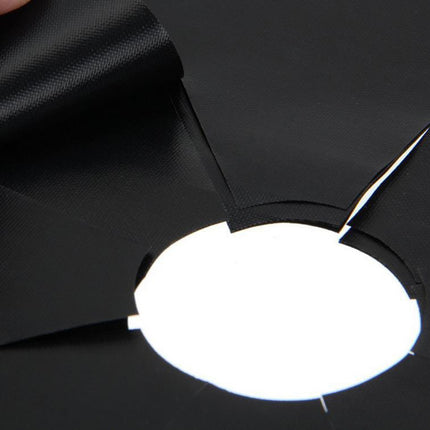 10 Pcs Black Heat-Resistant Gas Stove Mat – Non-Stick Teflon Coated Fiberglass Protector for Cooktops (270mm × 270mm).