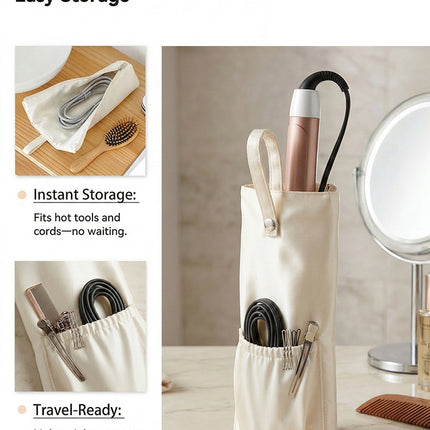 SA04 Beige Neoprene Pickleball Paddle Cover (racket not included)  - Protective Crossbody Bag with Adjustable Shoulder Strap and Fence Hook - Universal Lightweight Paddle Case for All Skill Levels.