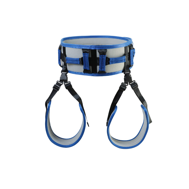 Size S Blue Rehabilitation Support Waist Belt – Gait Assistance & Transfer Aid for Elderly, Post-Stroke, and Mobility-Impaired Users.