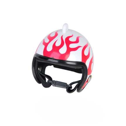 White Pet Chicken Helmet Set of 3 – Protective Headgear for Chicks, Hens, and Birds.
