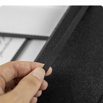 Purple Three-Fold Clipboard with Document Holder – PP Material, Compact Design for Medical & Office Use.