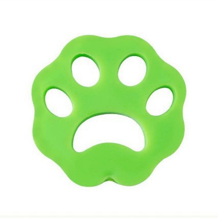 Floral green 10-Pack Reusable Silicone Cat Paw Lint Remover for Clothes and Laundry, Double-Sided Sticky Cleaner for Pet Hair and Dust – Ideal for Home Use.