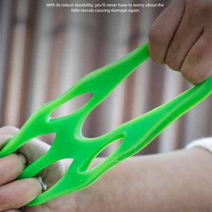 Floral green 10-Pack Reusable Silicone Cat Paw Lint Remover for Clothes and Laundry, Double-Sided Sticky Cleaner for Pet Hair and Dust – Ideal for Home Use.