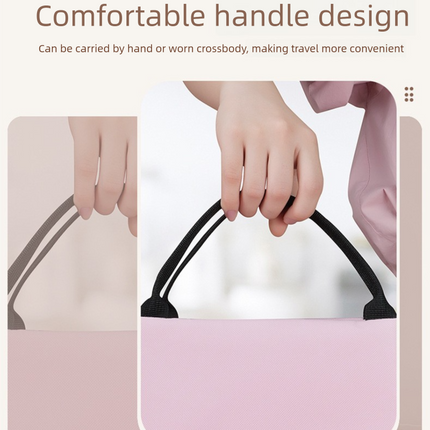 Blue Double-Layer Insulated Lunch Bag with Aluminum Foil Lining, Thermal Food Carrier for Hot & Cold Meals – Large Capacity, Reusable & Easy to Clean.