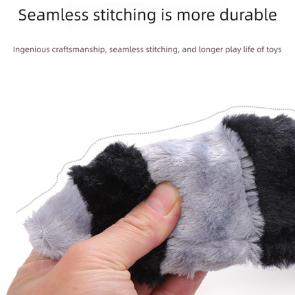 2-Pack Coffee Fox Identical Plush Pet Toys with Squeaker – Durable Fur-Textured Chew Toys for Dogs, Ideal for Teething, Play & Stress Relief.