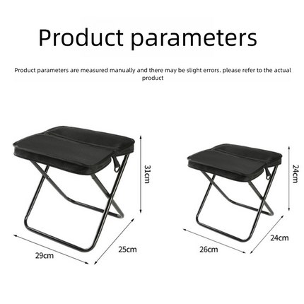 Green Portable Folding Backpack Stool with Carrying Case – Compact, Durable Outdoor Seat for Camping, Hiking, Fishing & Travel(large size).