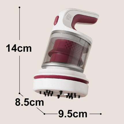 Orange Compact Desktop Vacuum Cleaner – Cordless Handheld Dust Remover for Office, Keyboard, Car & Home Use with Dual Suction Modes and USB Charging.