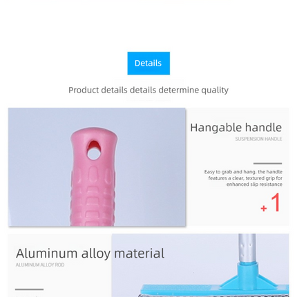 Green Home Window Cleaner – Adjustable Aluminum Alloy Glass Scraper with Dual-Sided Sponge and Rubber Blade, Easy-to-Use Window Cleaning Tool.