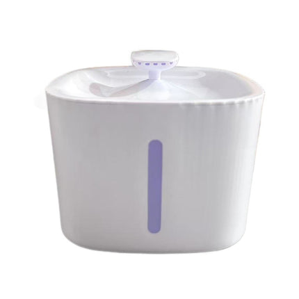 White New Pet Water Fountain – 3L Automatic Circulating Water Dispenser, Quiet Operation, Non-Wet Mouth Design for Cats and Dogs.