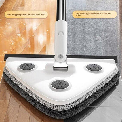 5-Pack Window Cleaning Tool – Extendable Rod + 25cm Triangular Head + 2 Cleaning Cloths for Ceiling, Glass & Floor.