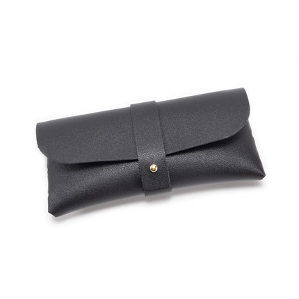 30-Piece Black Chic & Sleek PU Leather Soft Eyeglass Case - Protective Pouch for Sunglasses & Reading Glasses.