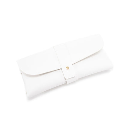 30-Piece white Chic & Sleek PU Leather Soft Eyeglass Case - Protective Pouch for Sunglasses & Reading Glasses.