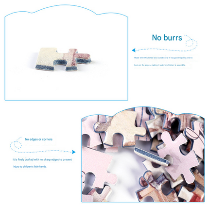 2 PCS 150-Piece Mini Puzzle in Reusable Tube – Compact Jigsaw for Home or Travel, Frame Not Included(134-Sunrise Impressions).