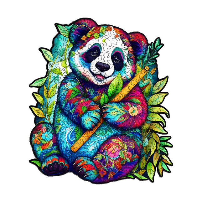Irregular-Shaped Puzzle – A3 Size (33×43cm), 210-Piece Design, 4mm Thickness, Compact Packaging(Flute Panda).