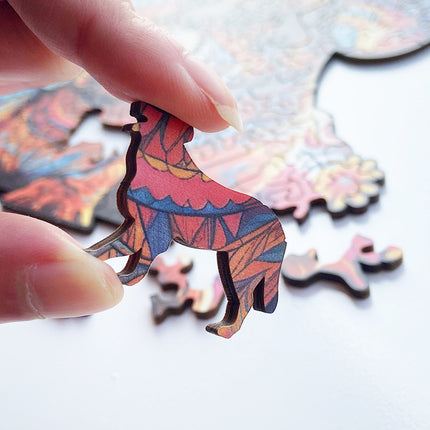 Irregular-Shaped Puzzle – A3 Size (33×43cm), 210-Piece Design, 4mm Thickness, Compact Packaging(Fliggy Angel).