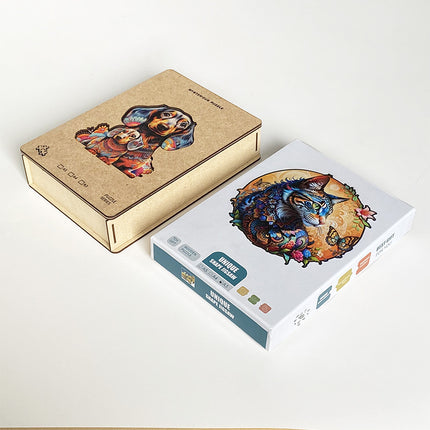 Irregular-Shaped Puzzle – A3 Size (33×43cm), 210-Piece Design, 4mm Thickness, Compact Packaging(Fliggy Angel).