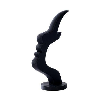2-Pack Black Desktop Eyeglass Holder – Minimalist Design for Home or Office, Stable Display Stand with Rounded Base.