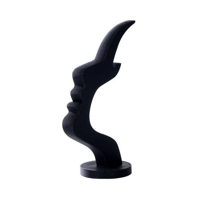 2-Pack Black Desktop Eyeglass Holder – Minimalist Design for Home or Office, Stable Display Stand with Rounded Base.