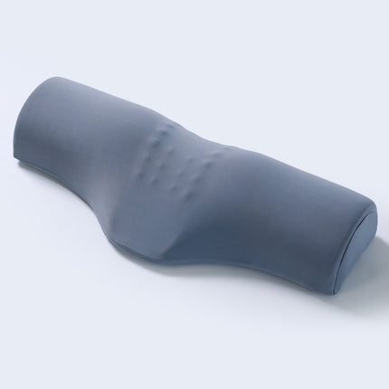 Dark gray Cervical Support Pillow – Memory Foam Core with Ergonomic Design for Neck Pain Relief and Deep Sleep(Ice Silk Style).