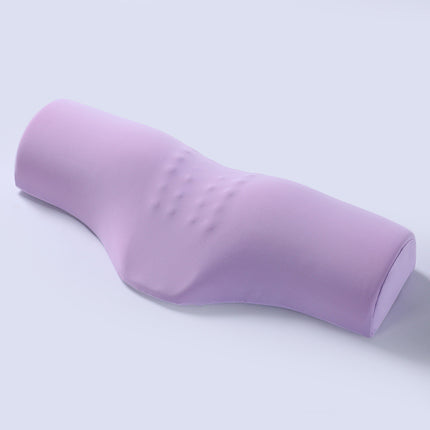 Purple Cervical Support Pillow – Memory Foam Core with Ergonomic Design for Neck Pain Relief and Deep Sleep(Ice Silk Style).